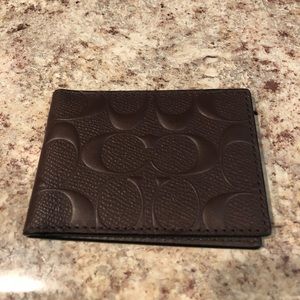 Authentic coach wallet